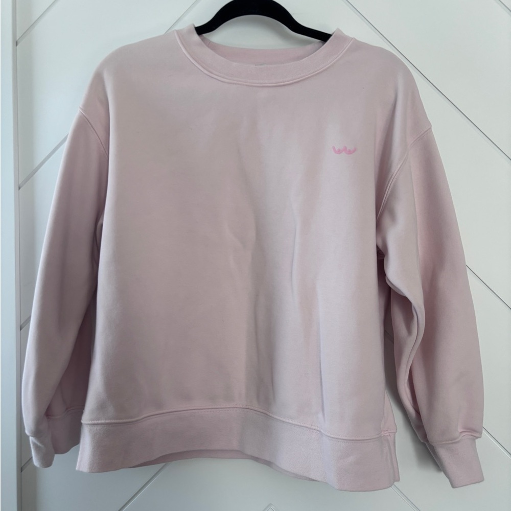 Light Pink Crewneck Sweatshirt - fun Boobs design!